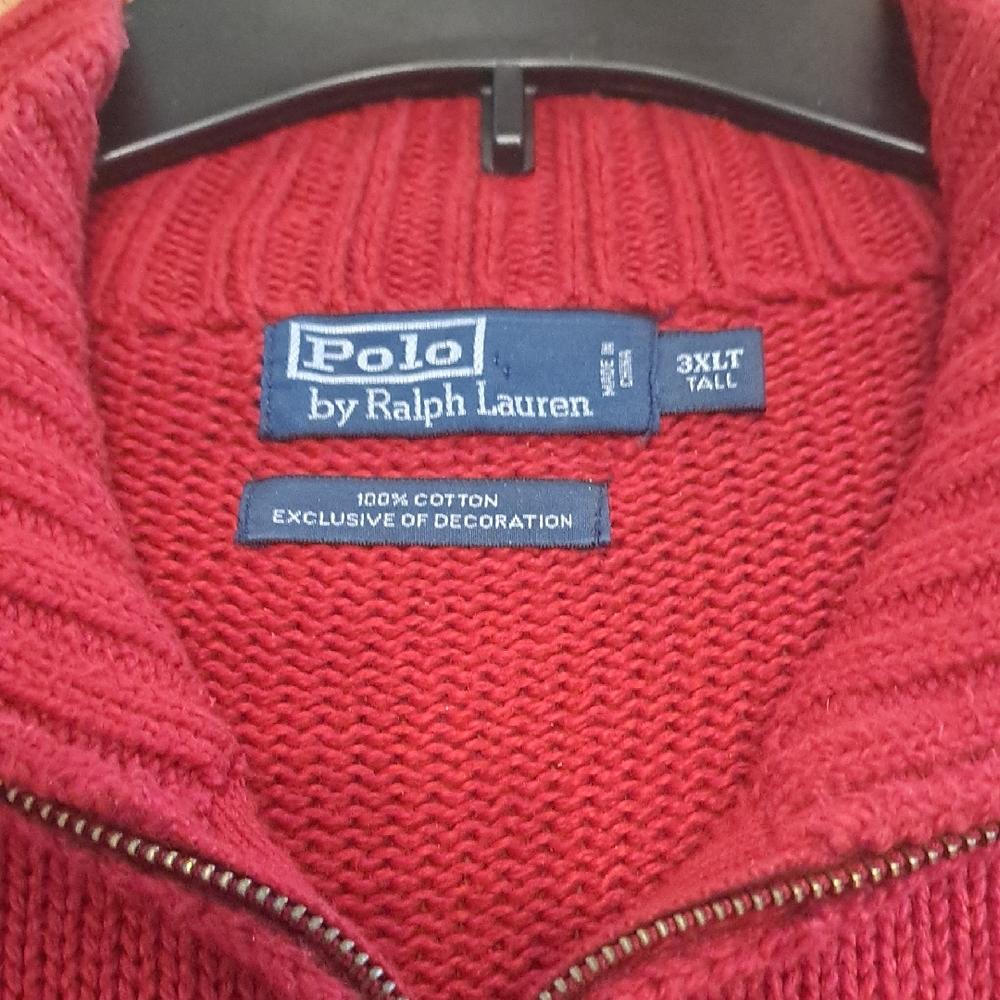 Ralph Lauren Crimson Knit Pullover